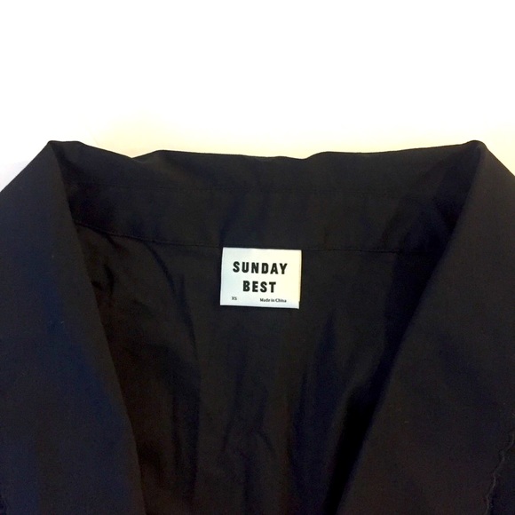 NWT Sunday Best Black New Solitaire Blouse XS - Picture 10 of 14